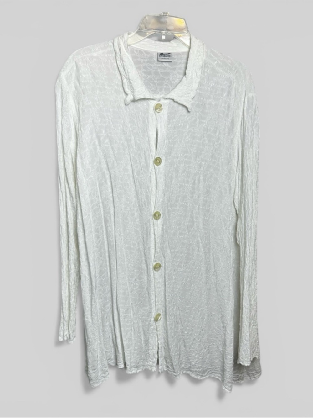 CP Shades minimalist quiet luxury long line rayon top size Large old money - Picture 1 of 6
